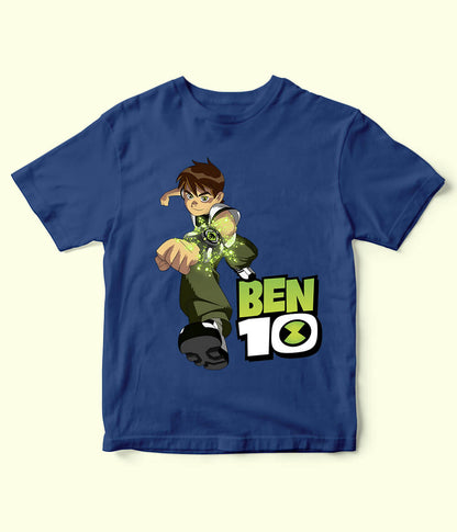 Kids Ben Ten Royal Blue T-Shirt