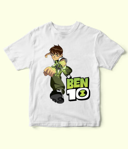 Kids Ben Ten White T-Shirt