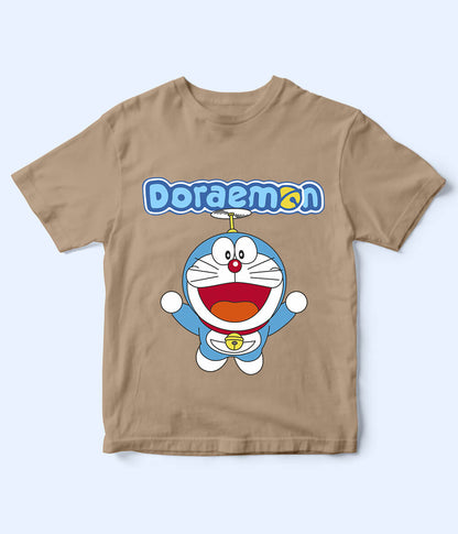 Kids Doraemon Beige Shirt
