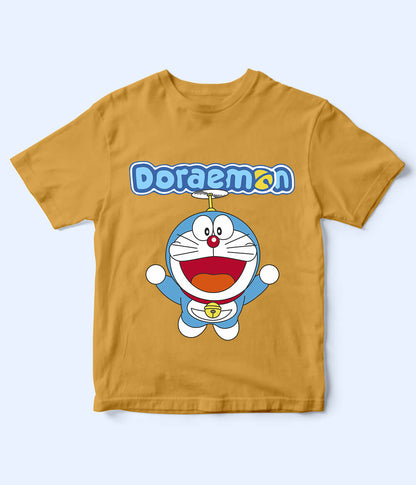 Kids Doraemon Mustard Shirt