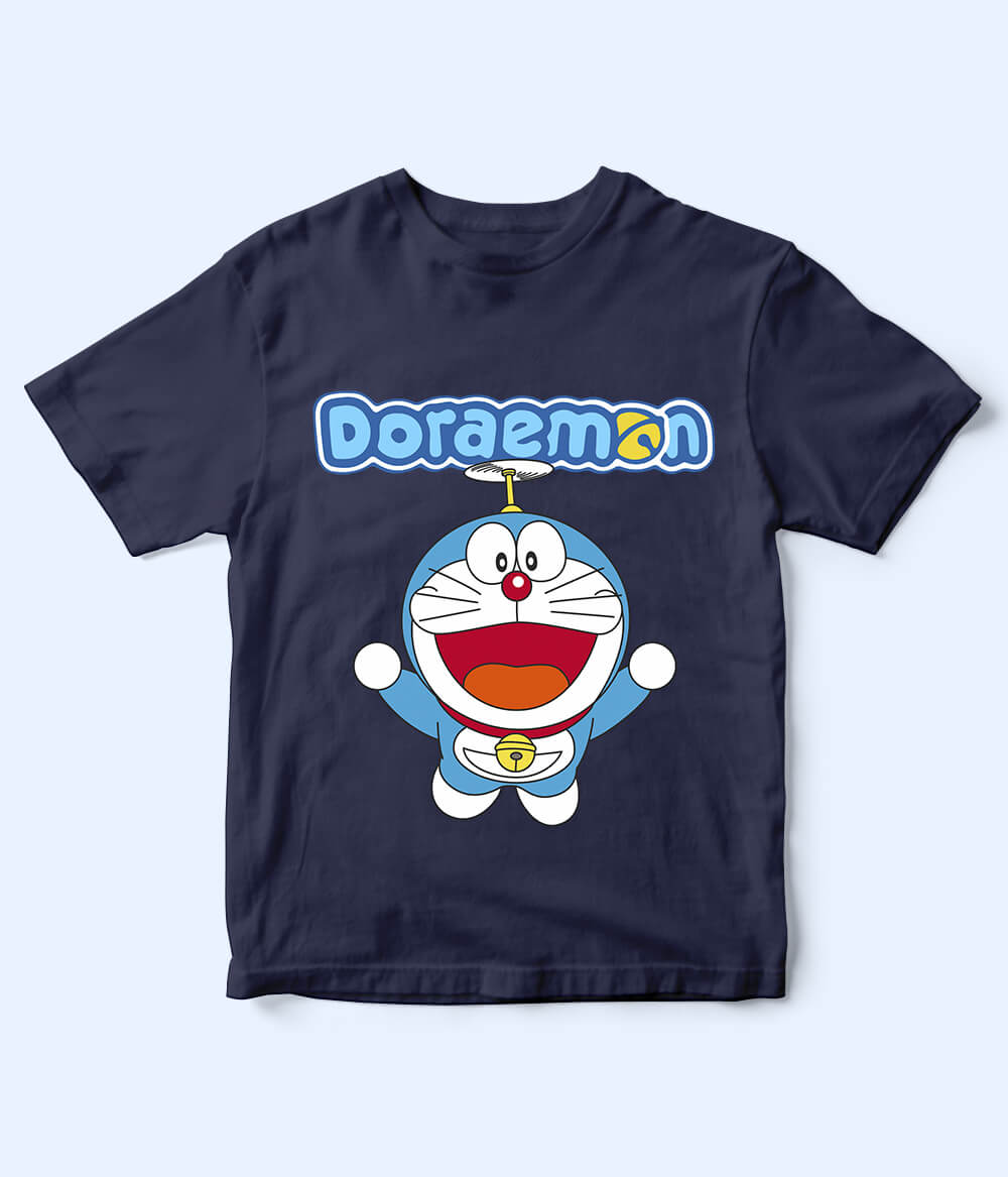 Kids Doraemon Navy Shirt