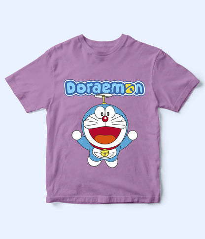 Kids Doraemon Purple Shirt