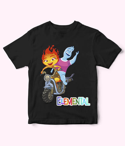 Kids Elemental Black T-Shirt