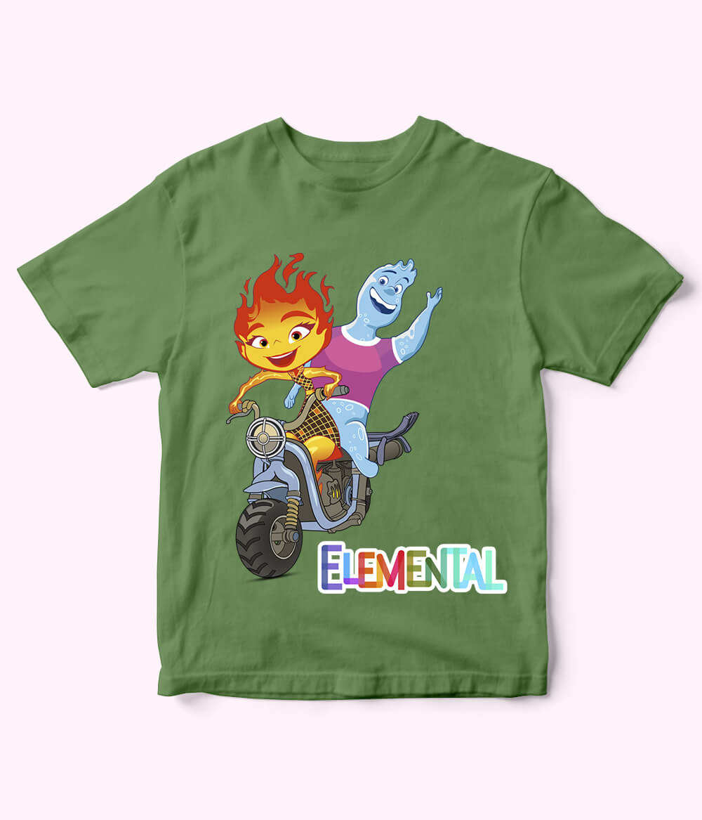 Kids Elemental Knorr Green T-Shirt