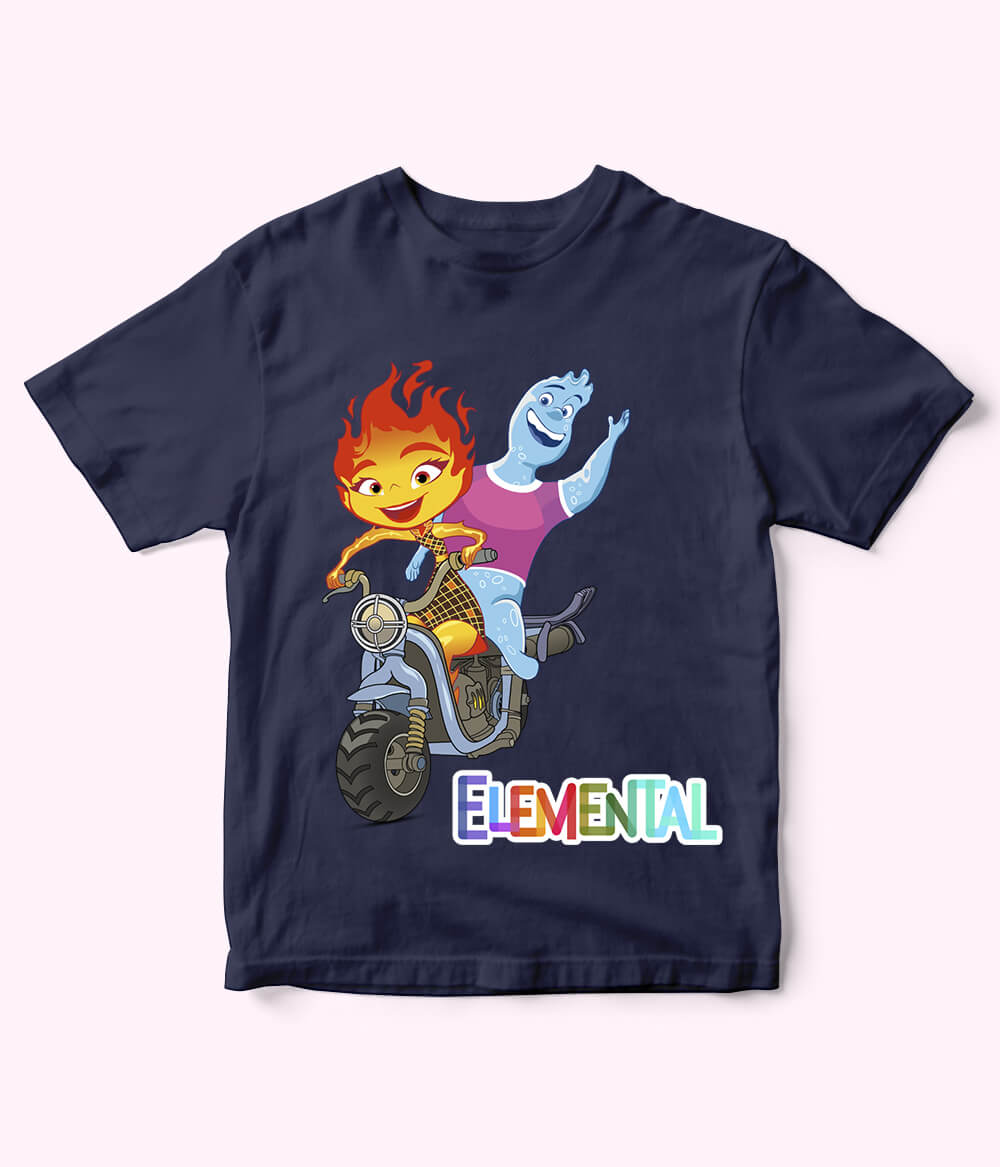 Kids Elemental Navy T-Shirt