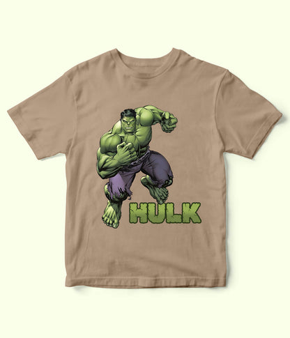 Kids Hulk Beige T-Shirt
