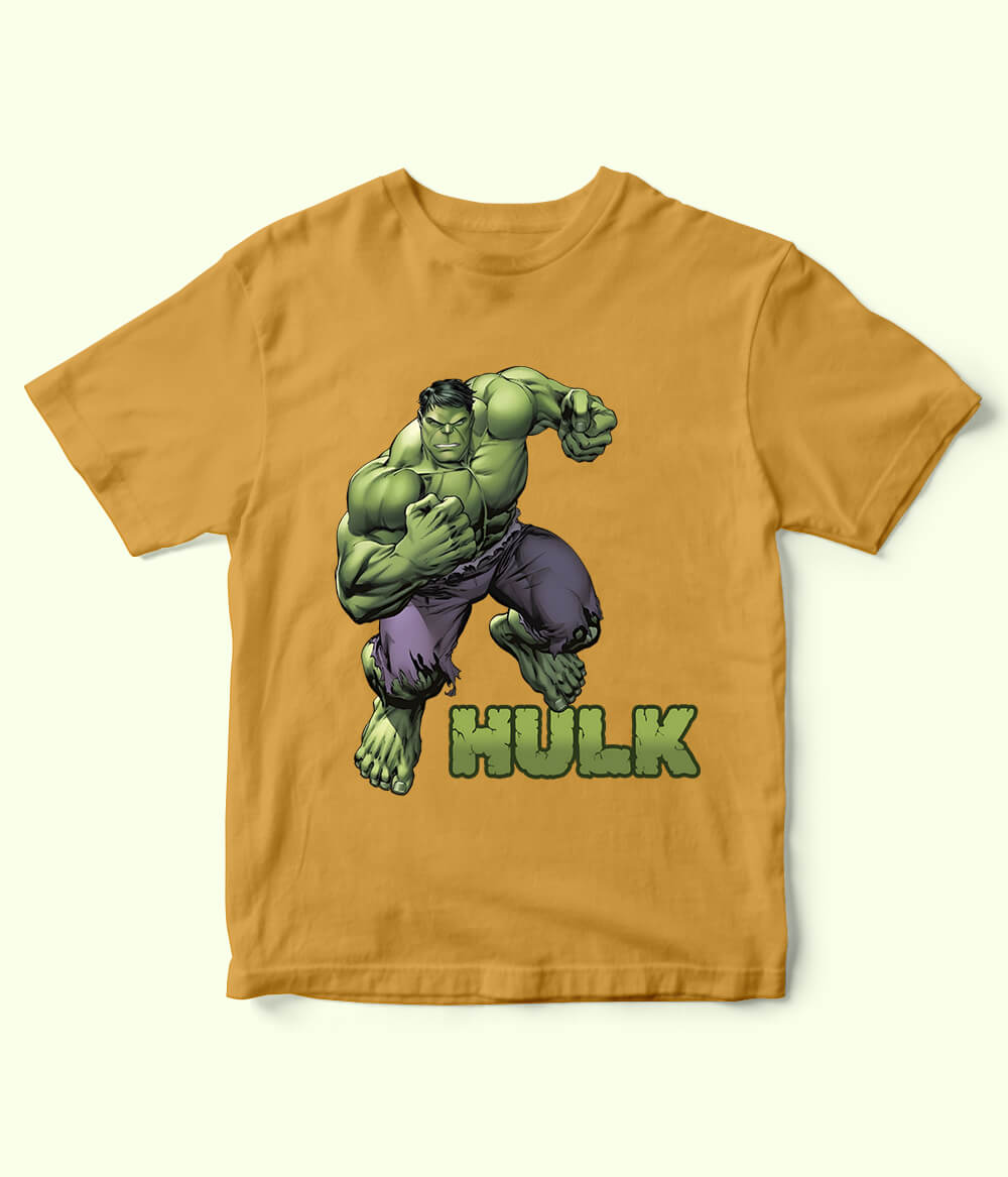 Kids Hulk Mustard T-Shirt