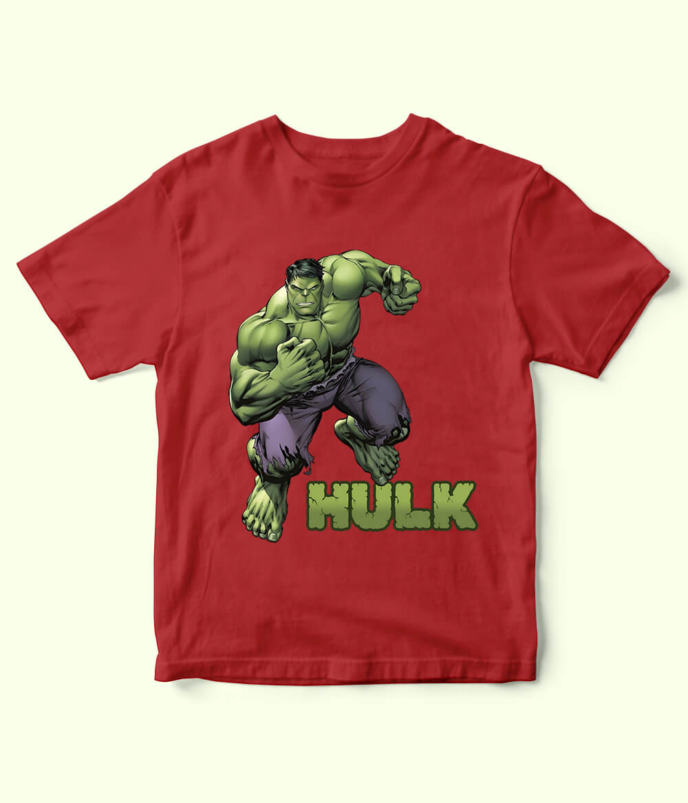 Kids Hulk Red T-Shirt