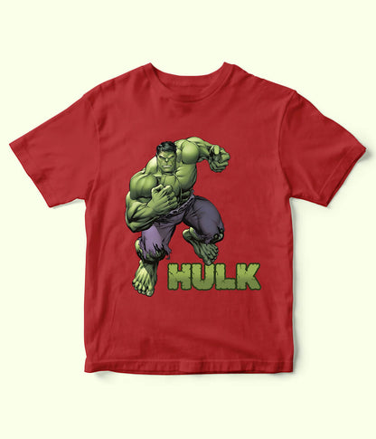 Kids Hulk Red T-Shirt