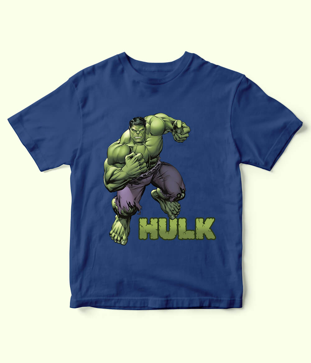 Kids Hulk Royal Blue T-Shirt