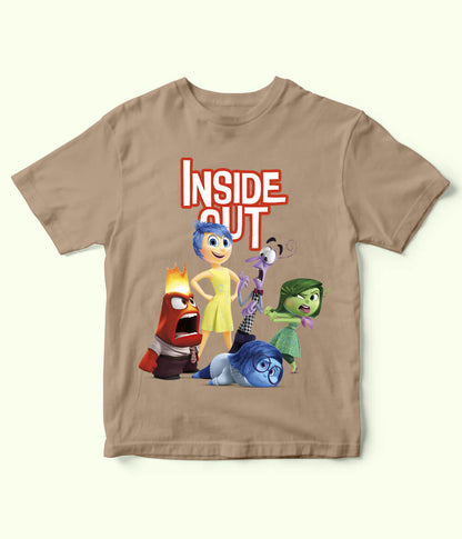 Kids Inside Out Beige T-Shirt