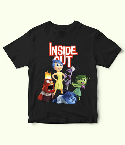 Kids Inside Out Black T-Shirt
