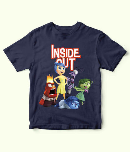 Kids Inside Out Navy T-Shirt
