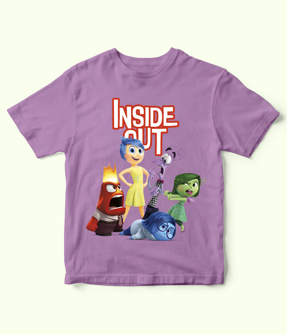 Kids Inside Out Purple T-Shirt