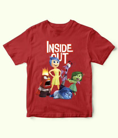 Kids Inside Out Red T-Shirt