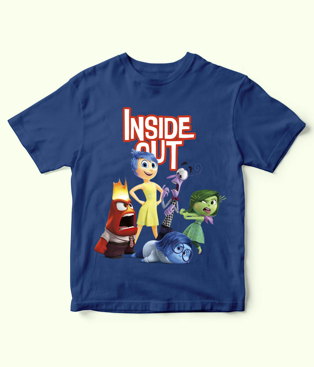 Kids Inside Out Royal Blue T-Shirt