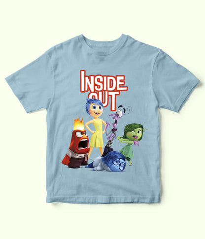 Kids Inside Out Sky Blue T-Shirt