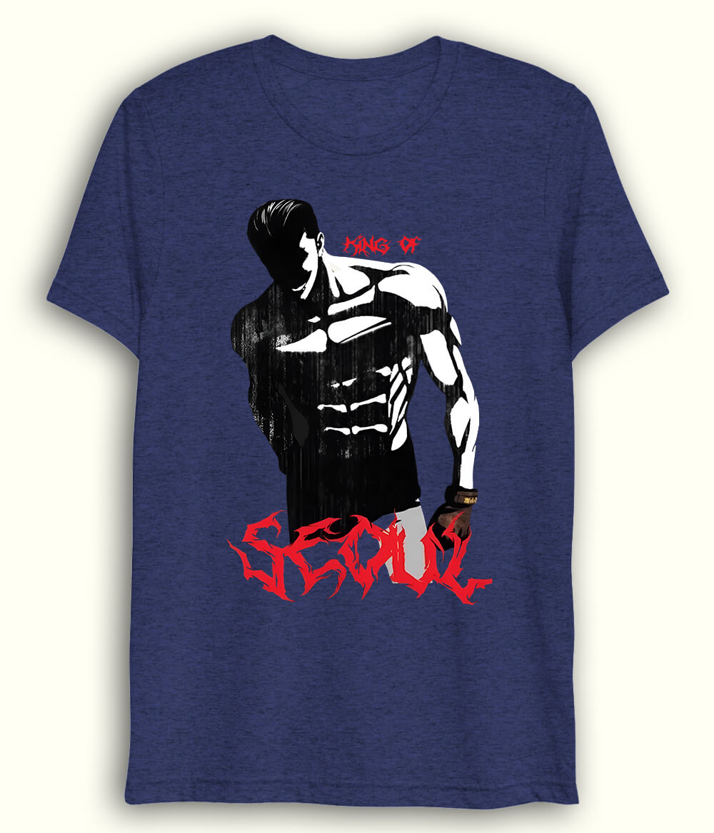 Navy King of SEOUL Dri Fit T-Shirt