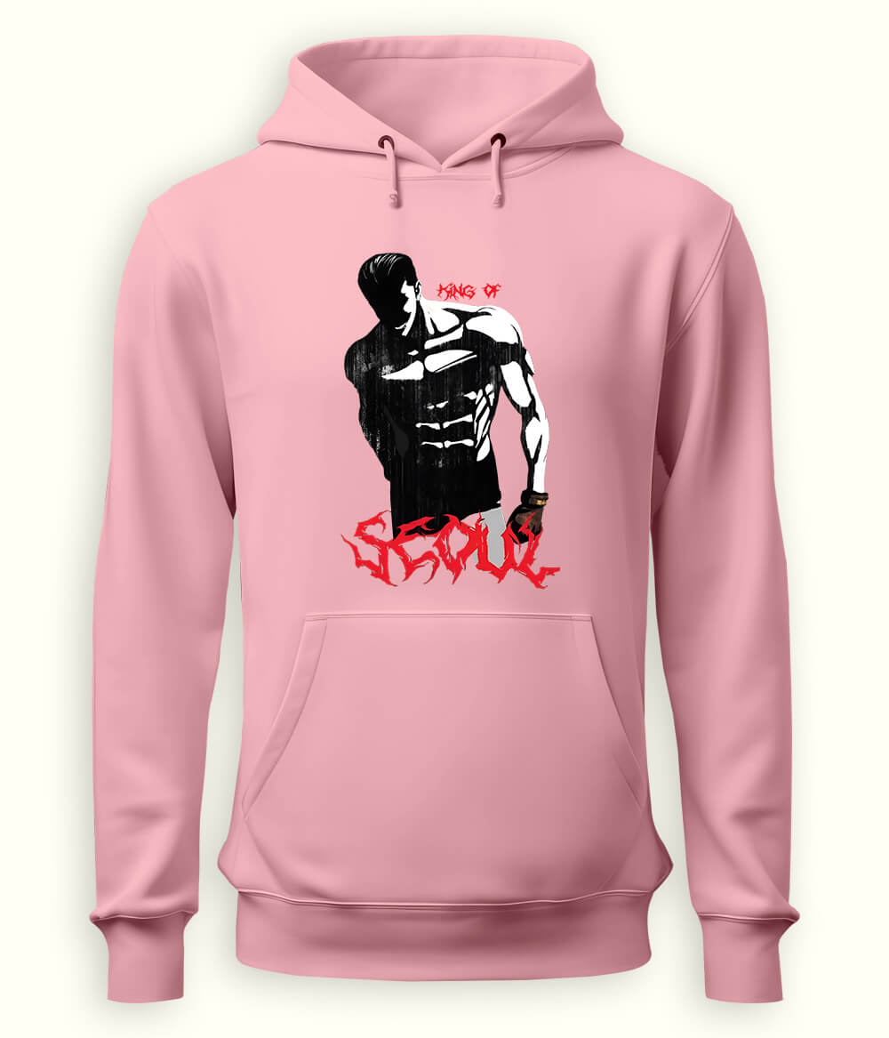 Light Pink King of SEOUL Lookism Hoodie