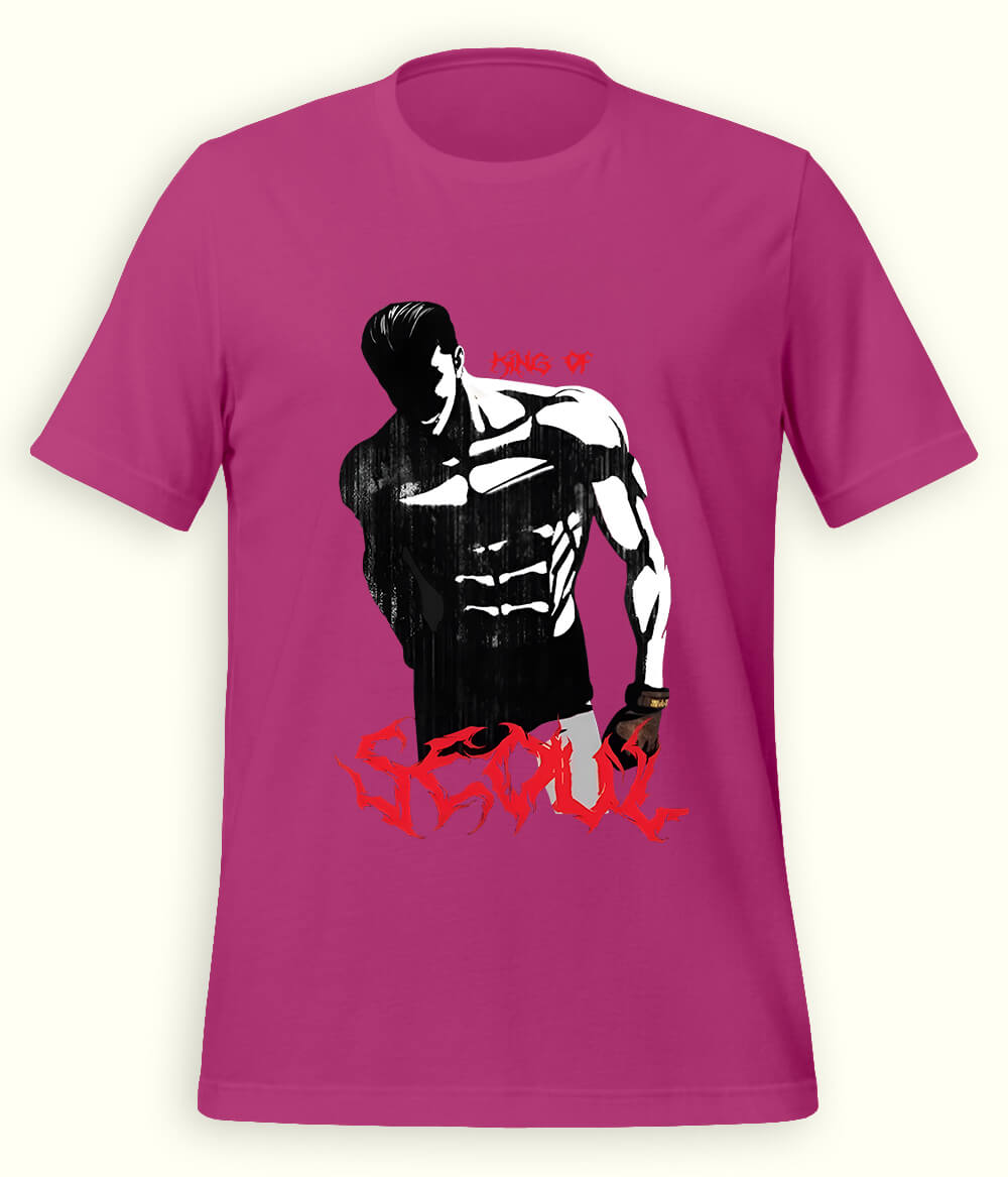 Light Purple King of SEOUL Lookism T-Shirt