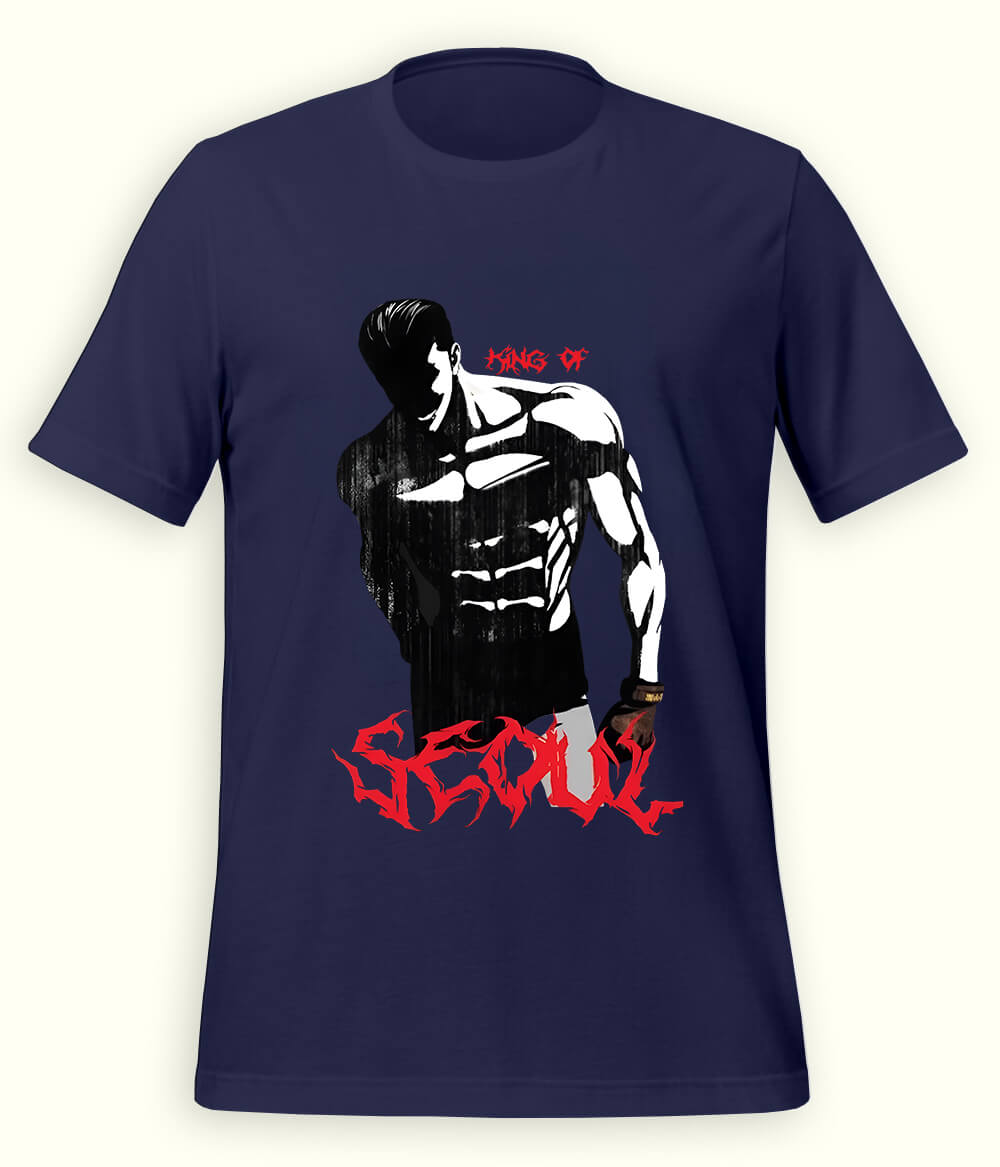 Navy King of SEOUL Lookism T-Shirt