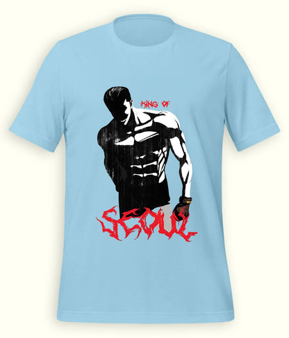 Sky Blue King of SEOUL Lookism T-Shirt