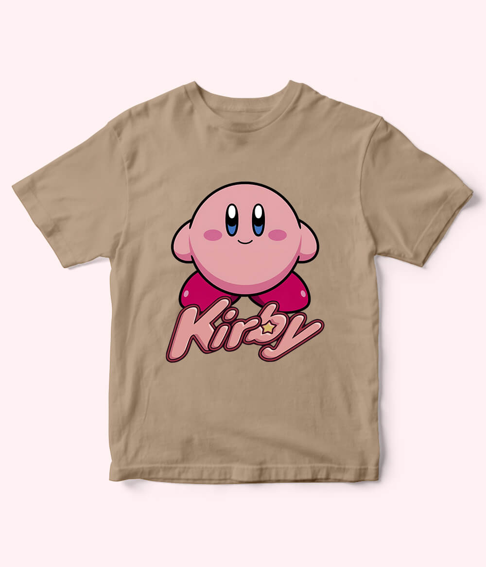 Kirby Beige Shirt for Girls