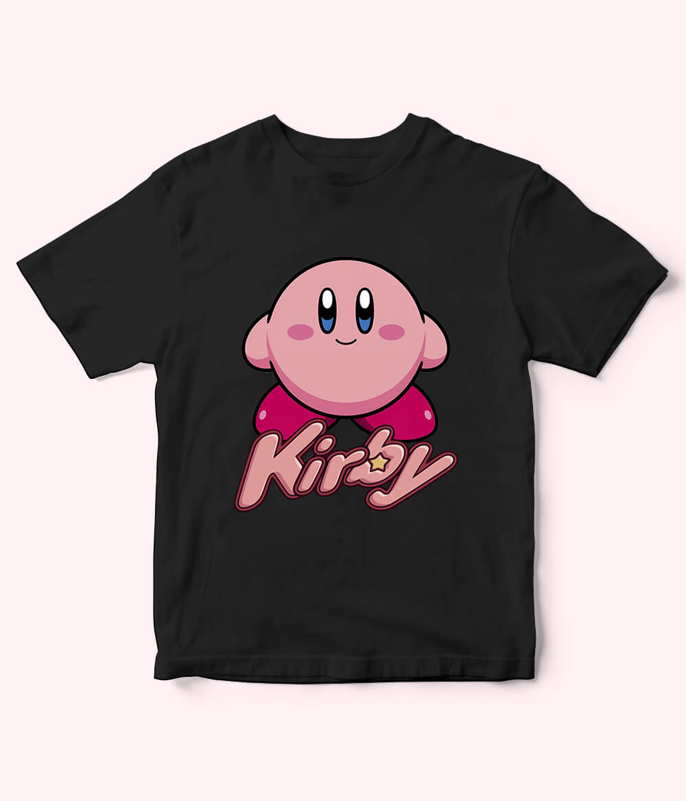 Kirby Black Shirt for Girls