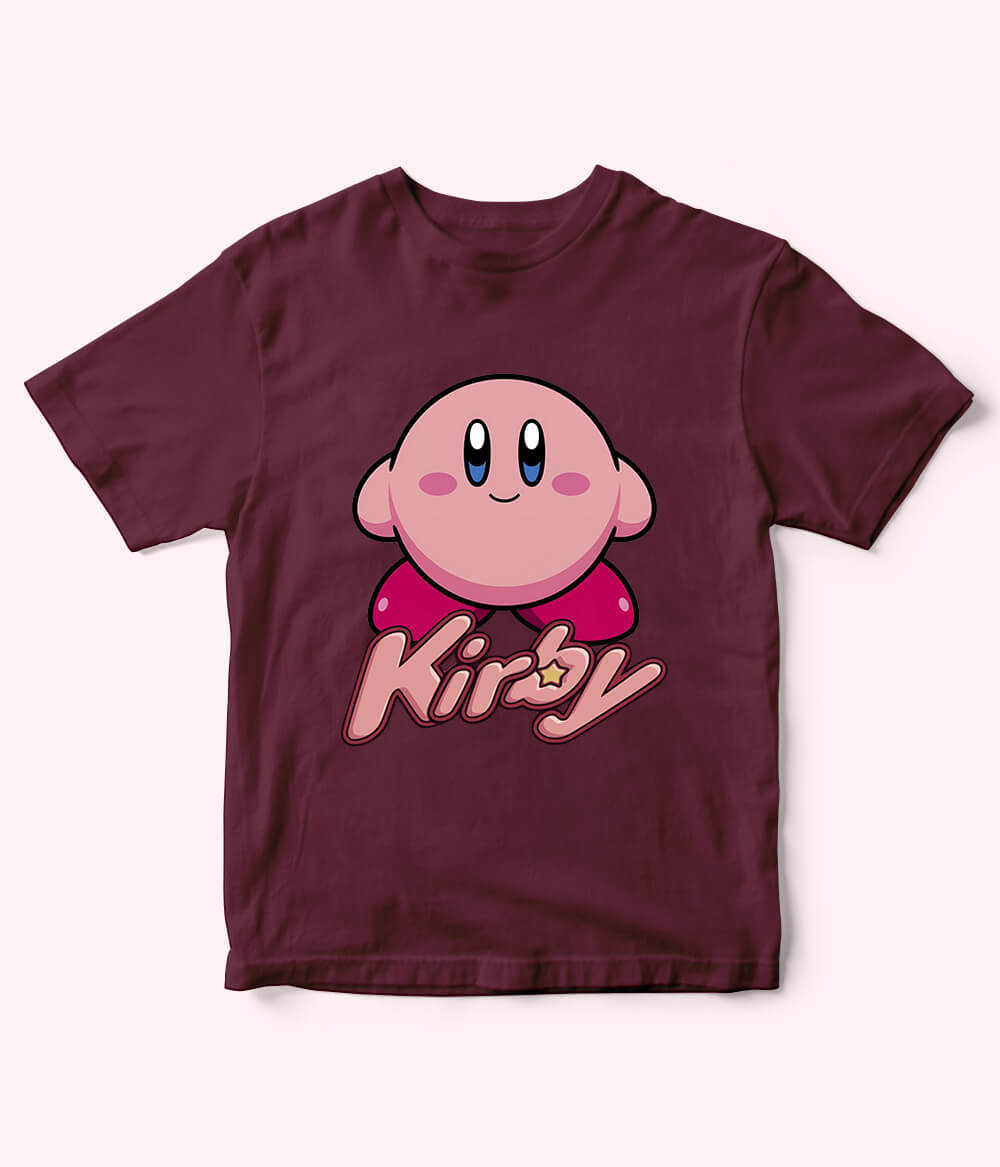 Kirby Maroon Shirt for Girls