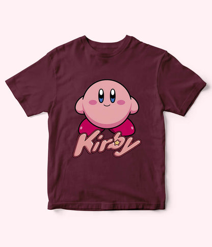 Kirby Maroon Shirt for Girls