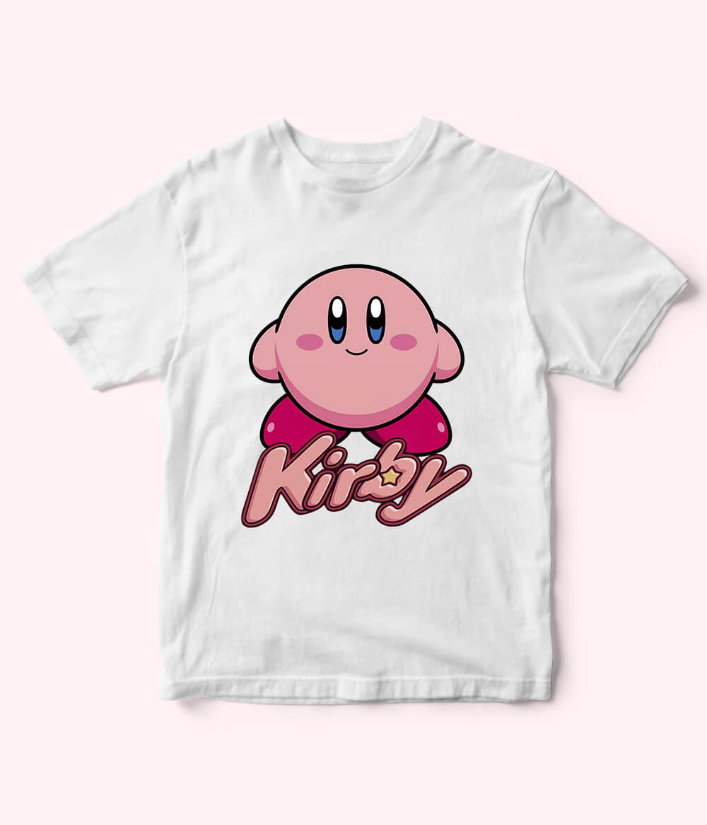 Kirby White Shirt for Girls