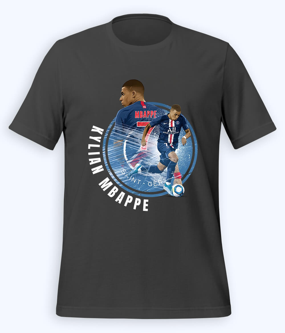 Kylian Mbappé French Star Football T-Shirt