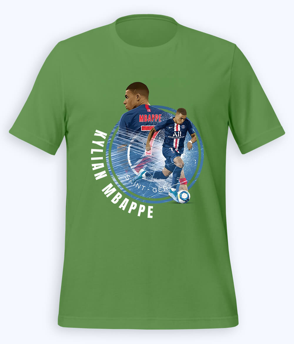 Kylian Mbappé French Star Football T-Shirt