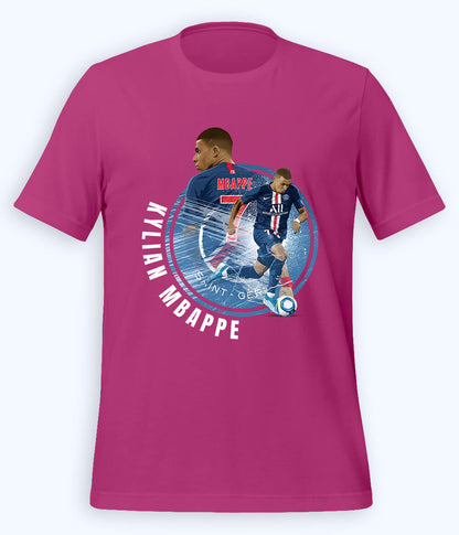Kylian Mbappé French Star Football T-Shirt