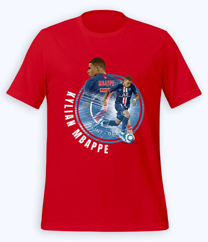 Kylian Mbappé French Star Football T-Shirt