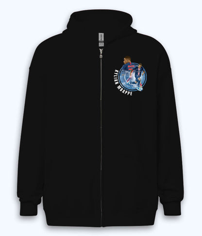 Kylian Mbappé Paris Saint-Germain Supporter Zipper Hoodie