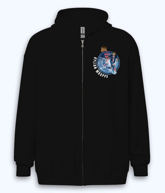 Kylian Mbappé Paris Saint-Germain Supporter Zipper Hoodie