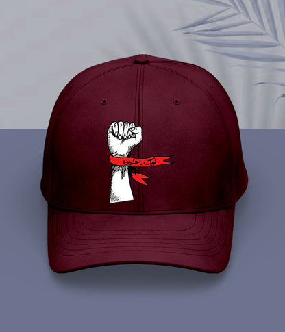 Maroon Labaik Ya Hussain Cap