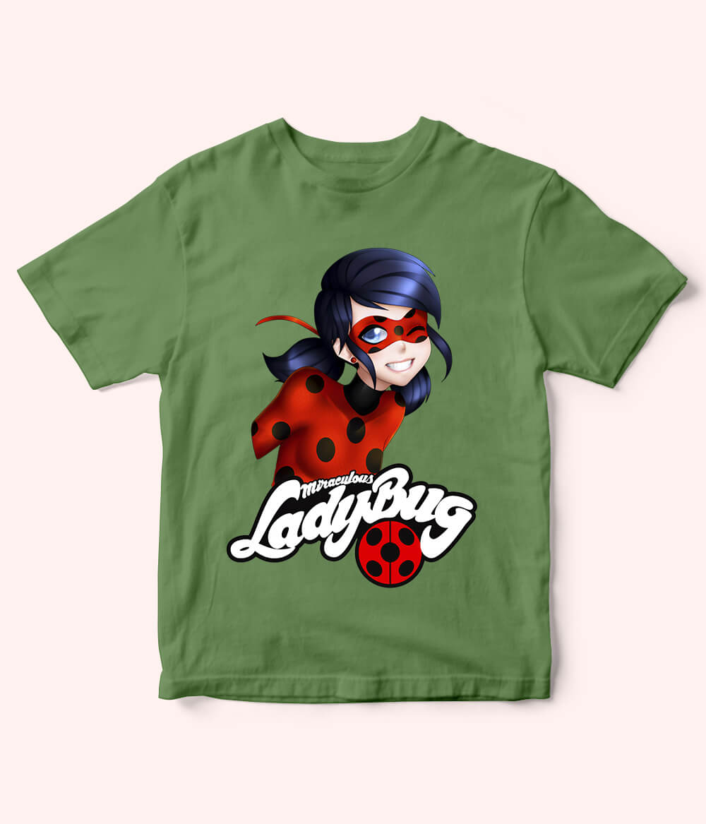 LadyBug Knorr Green Shirt for Girls