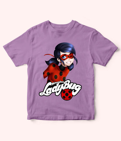 LadyBug Purple Shirt for Girls