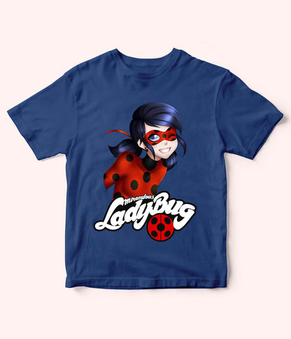 LadyBug Royal Blue Shirt for Girls