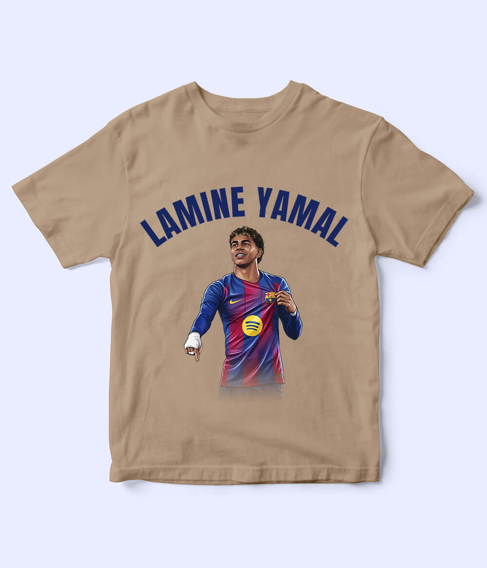 Lamine Yamal Barcelona Kids Football T-Shirt