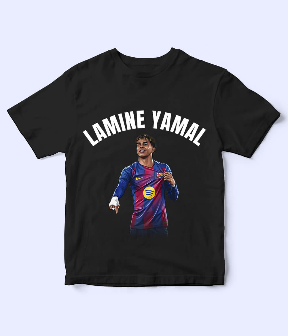 Lamine Yamal Barcelona Kids Football T-Shirt