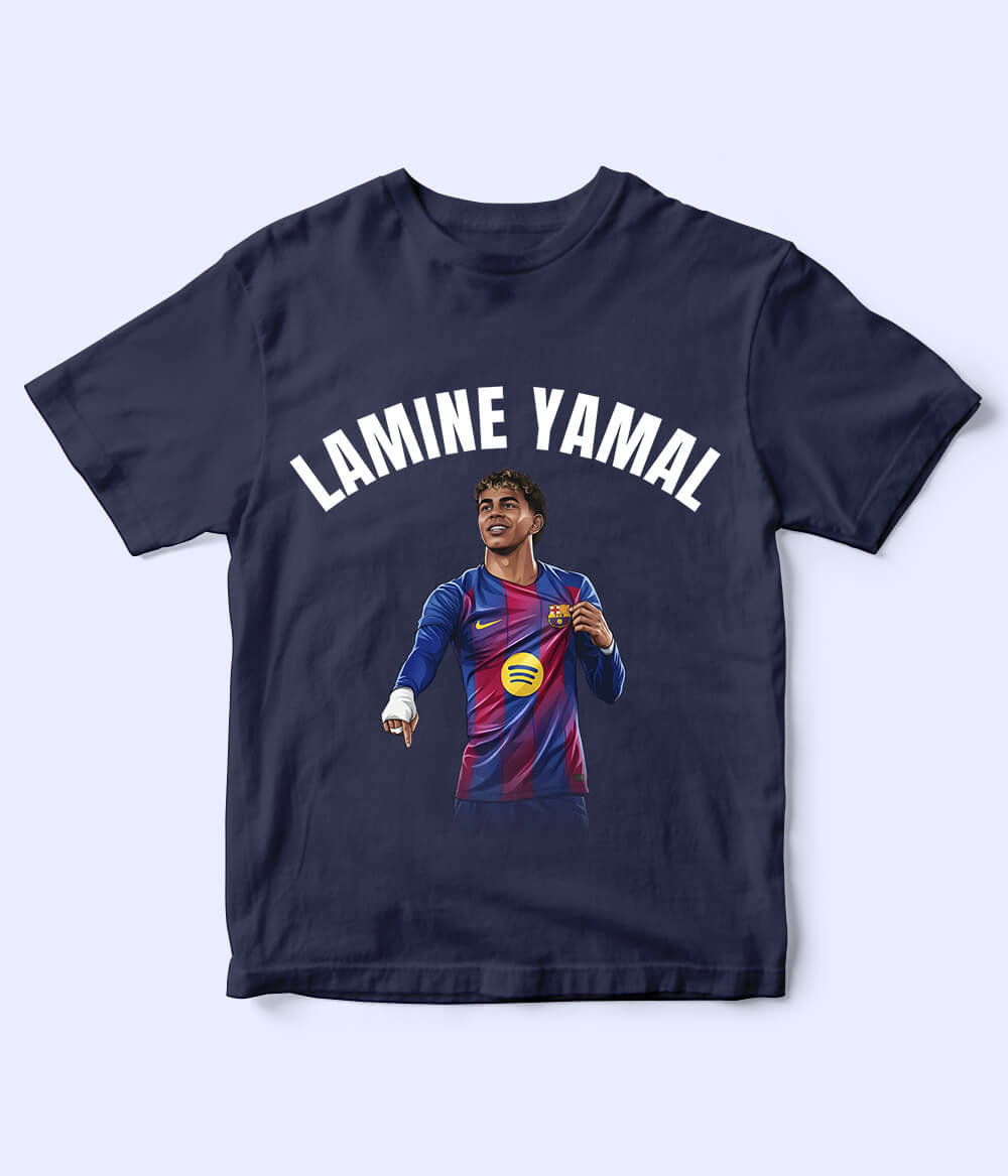 Lamine Yamal Barcelona Kids Football T-Shirt