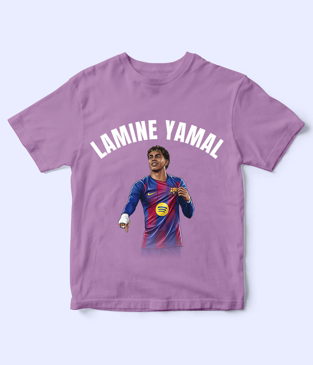 Lamine Yamal Barcelona Kids Football T-Shirt