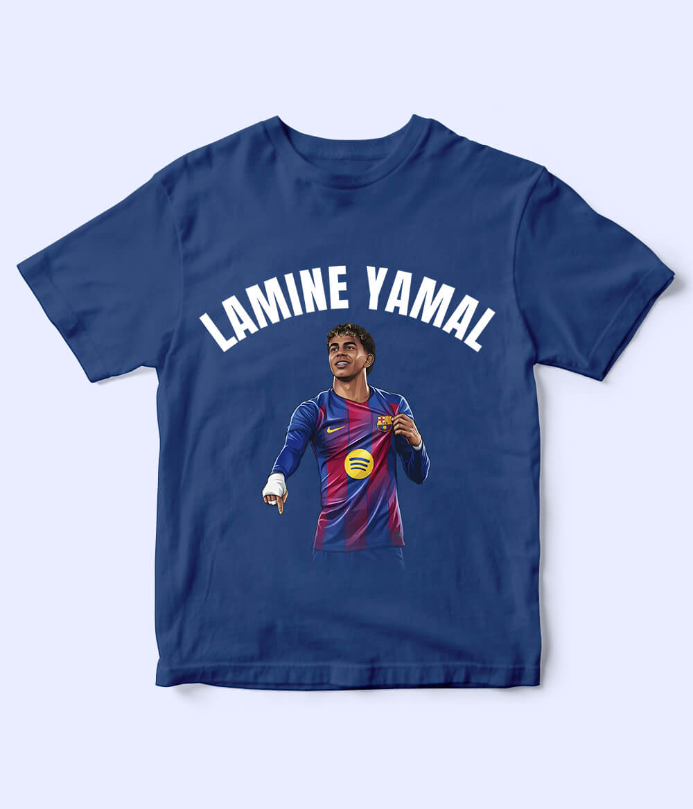 Lamine Yamal Barcelona Kids Football T-Shirt