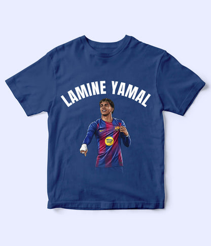 Lamine Yamal Barcelona Kids Football T-Shirt