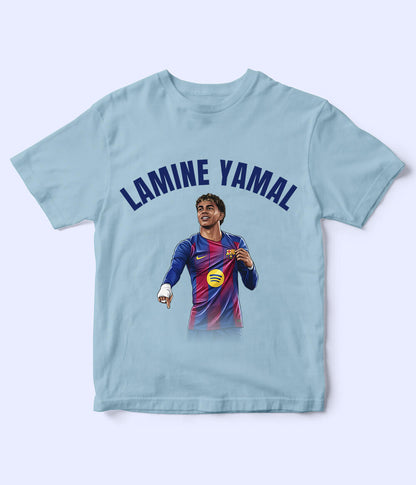 Lamine Yamal Barcelona Kids Football T-Shirt