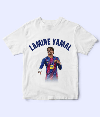 Lamine Yamal Barcelona Kids Football T-Shirt