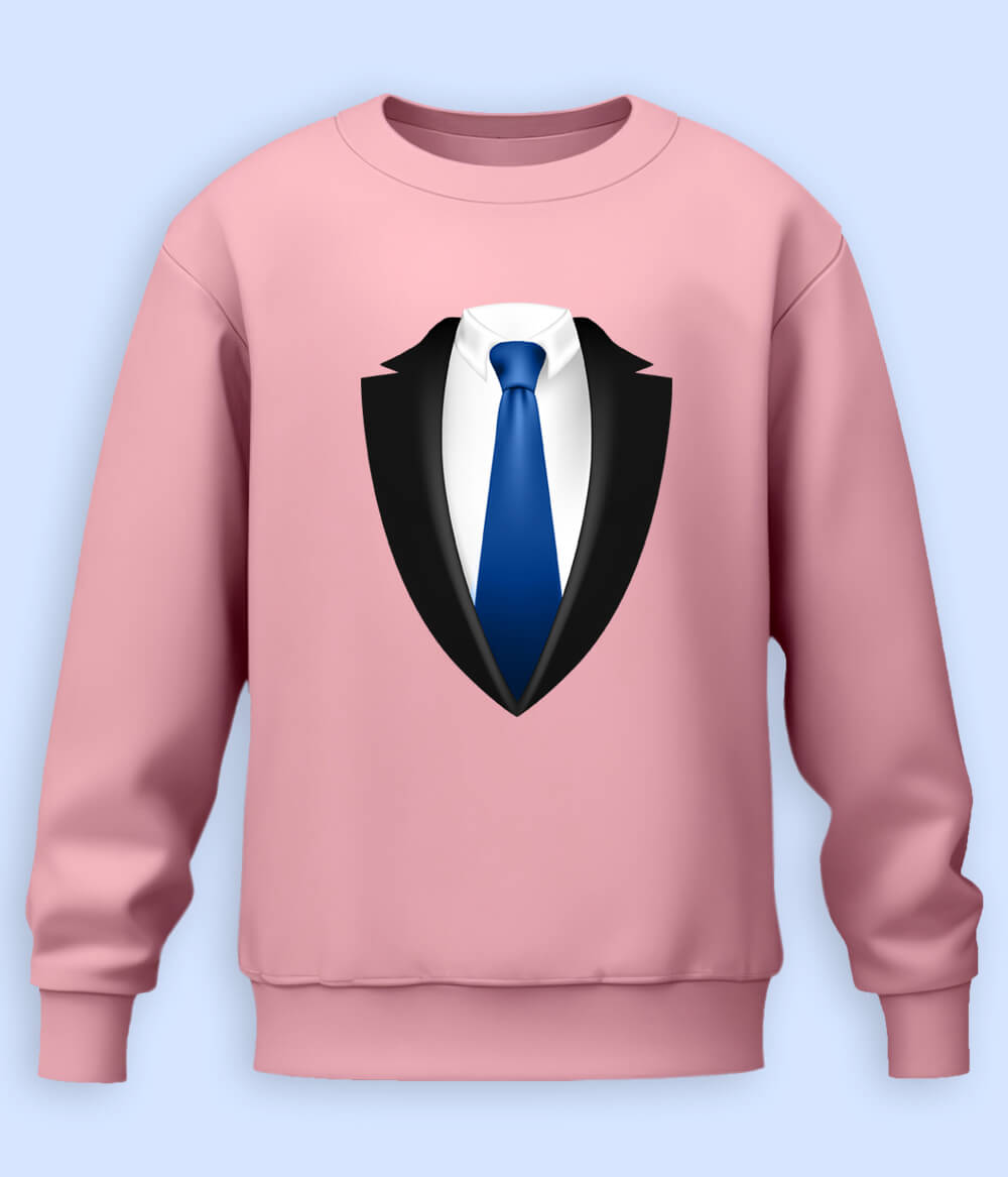 Formal Suit Graphic Sweatshirts